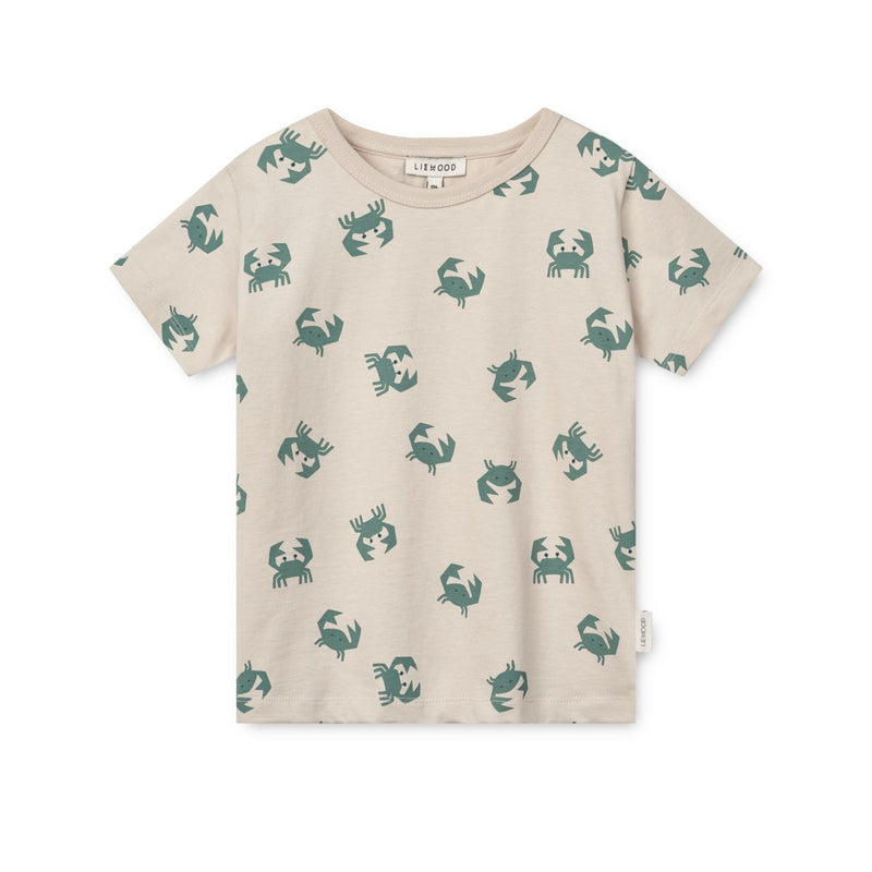 LIEWOOD Apia T-Shirt Med Print - Crab / Sandy - T-shirt