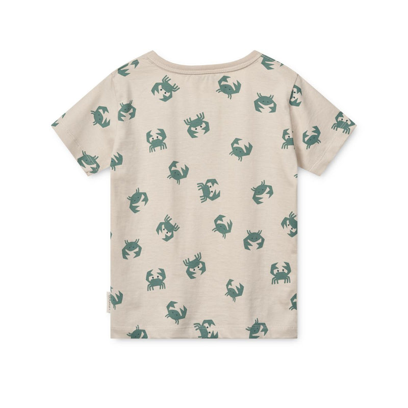 LIEWOOD Apia T-Shirt Med Print - Crab / Sandy - T-shirt