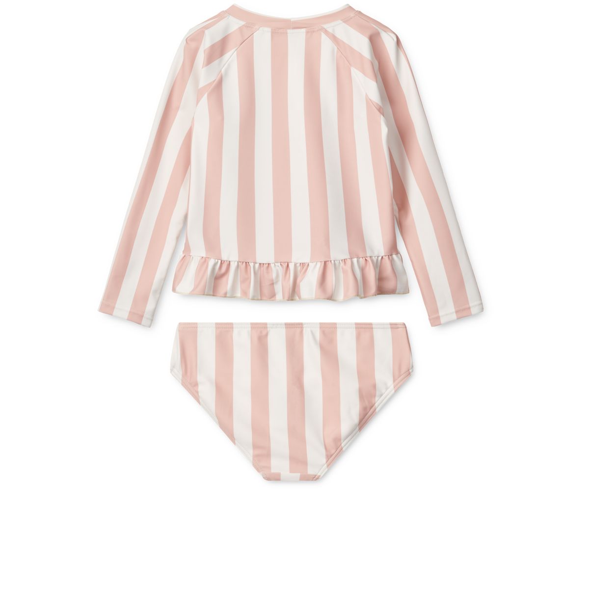 LIEWOOD Dagny Todelt Badetøj - Y/D stripe Sorbet rose / Creme de la creme - SVØMMESÆT