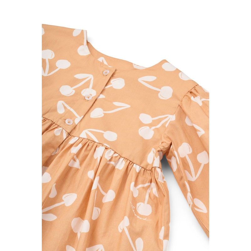 LIEWOOD Ariana Møntret Kjole - Cherry blossom / Light apricot - Kjole