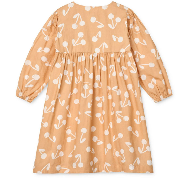 LIEWOOD Ariana Møntret Kjole - Cherry blossom / Light apricot - Kjole