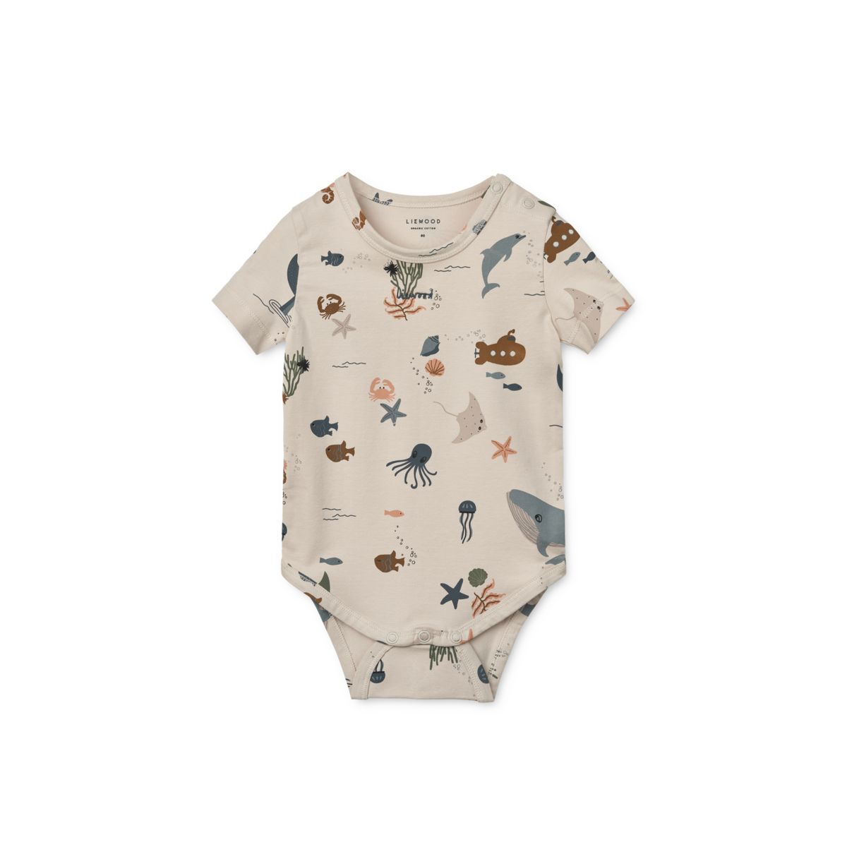 LIEWOOD Yanni Baby Body - Sea creature / Sandy - Bodystocking