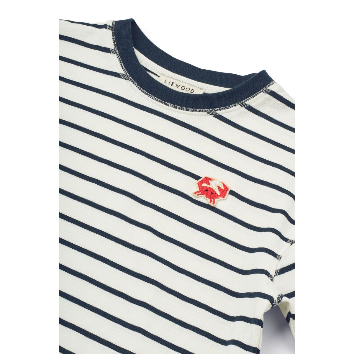 LIEWOOD Tyler Stribet Langærmet T-shirt - Y/D Stipes Classic navy / Creme de la creme - T-shirt