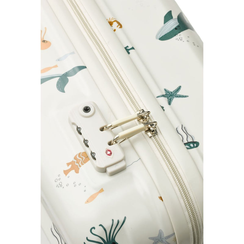 LIEWOOD Hollie Hardcase Kuffert - Sea creature / Sandy - Rejsetaske