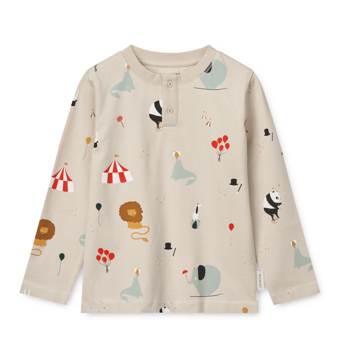 LIEWOOD WILHELM Mønstret Pyjamas - Circus / Sandy - Pyjamassæt