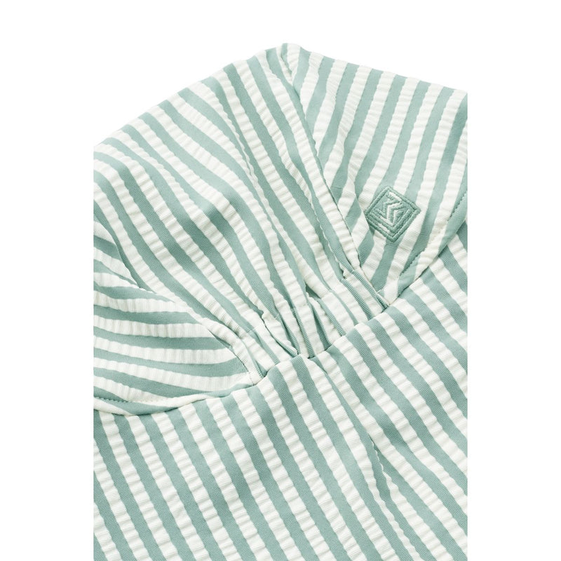 LIEWOOD Cecilia Bæk og Bølge Badehat - Stripe Peppermint / Crisp white -