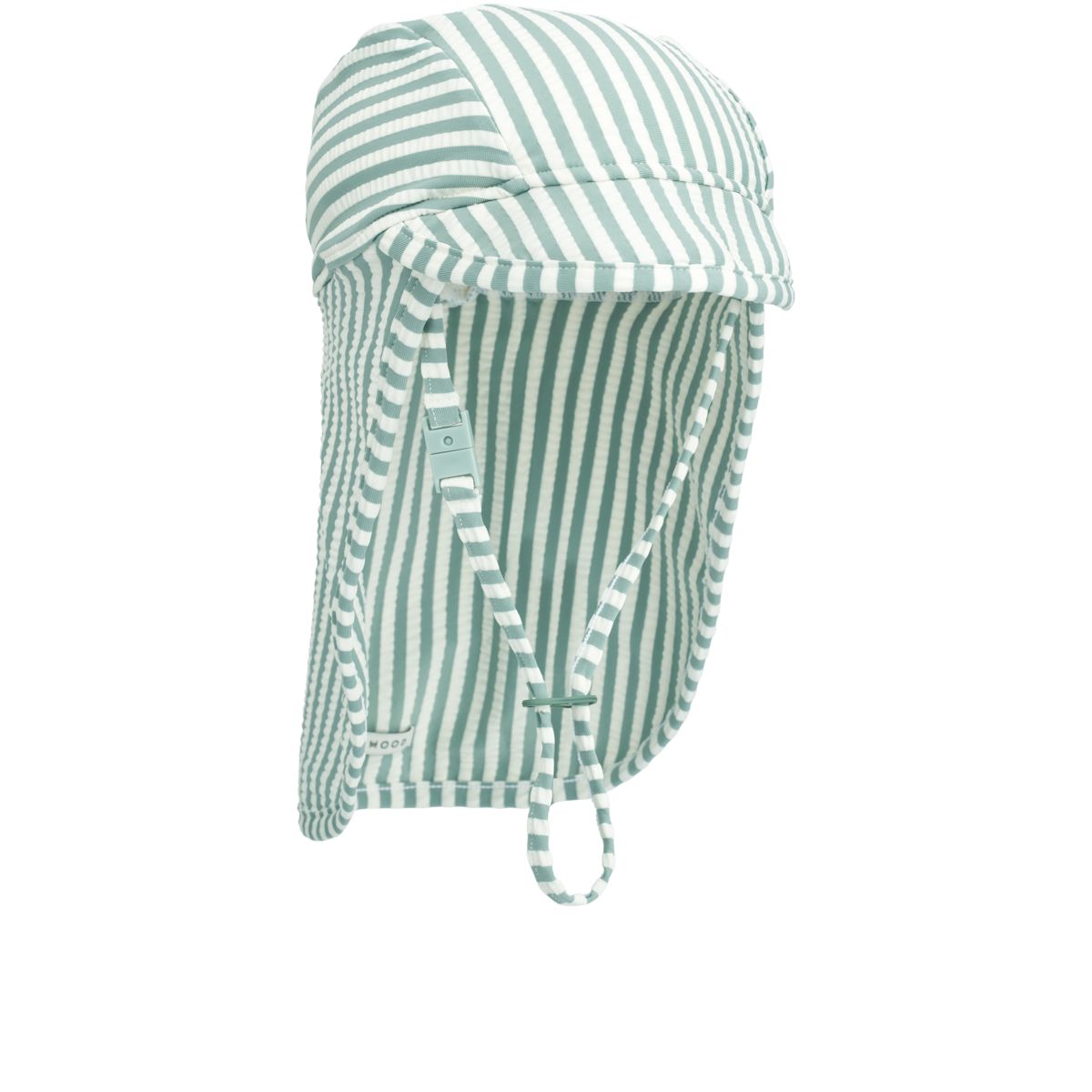 LIEWOOD Cecilia Bæk og Bølge Badehat - Stripe Peppermint / Crisp white - BADEHÆTTE