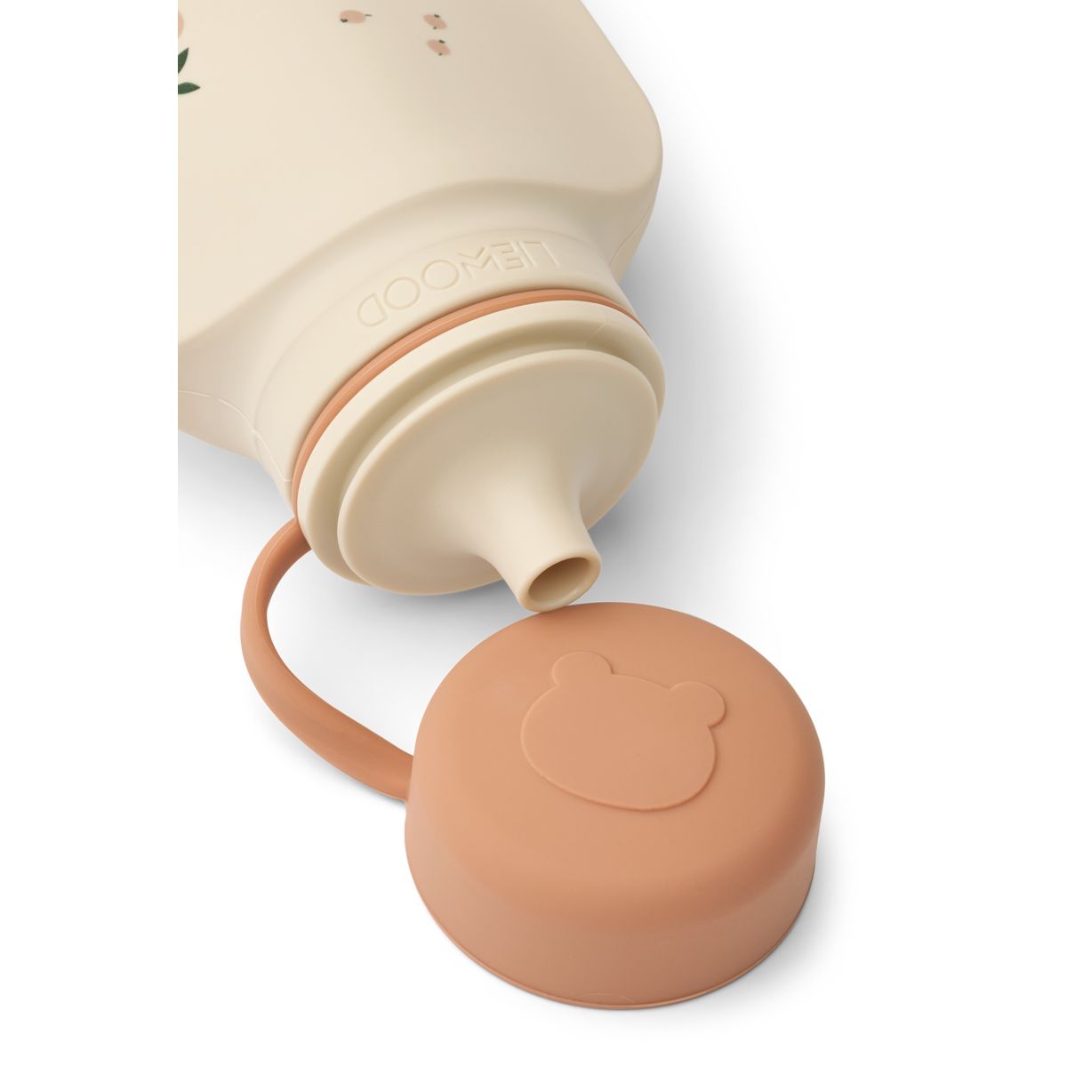 LIEWOOD Lizzie Smoothiepose 2-pak - Peach / Sea shell - Smoothie flaske