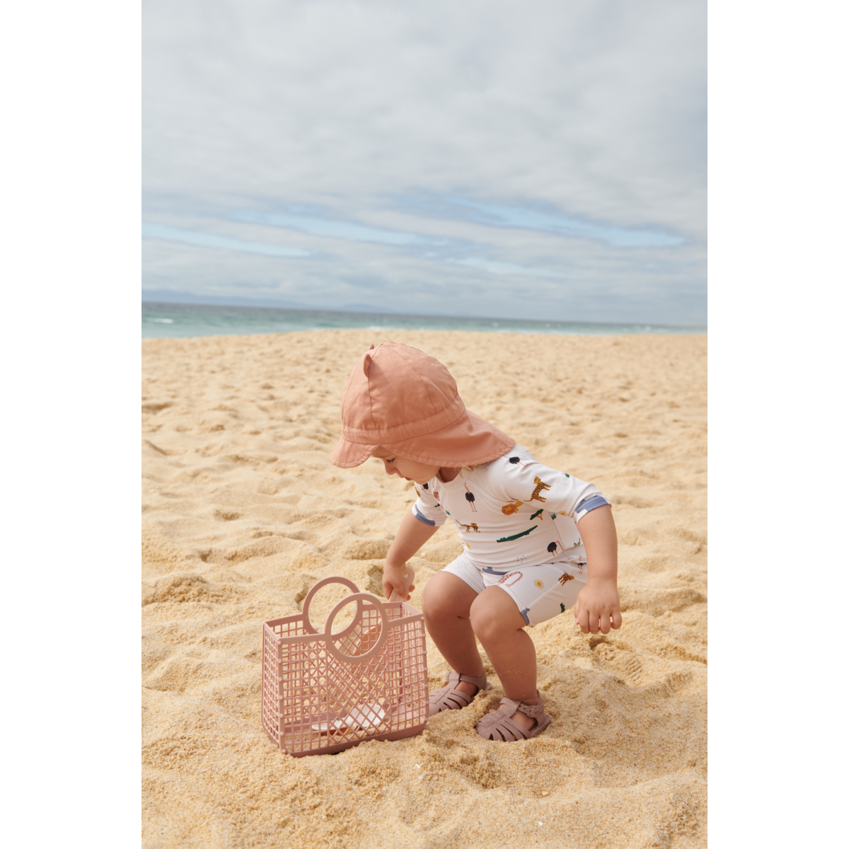 LIEWOOD Thor Baby Svømmedragt - Safari sandy mix - Badedragt