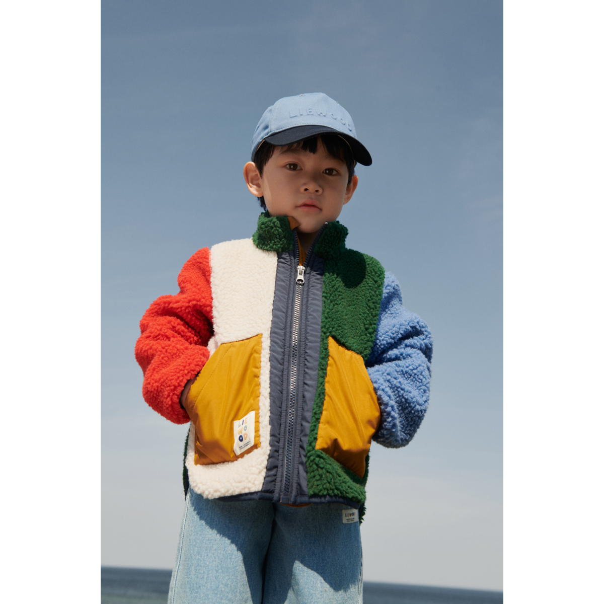 LIEWOOD Noam Fleecejakke - Garden green multi mix - Jakker