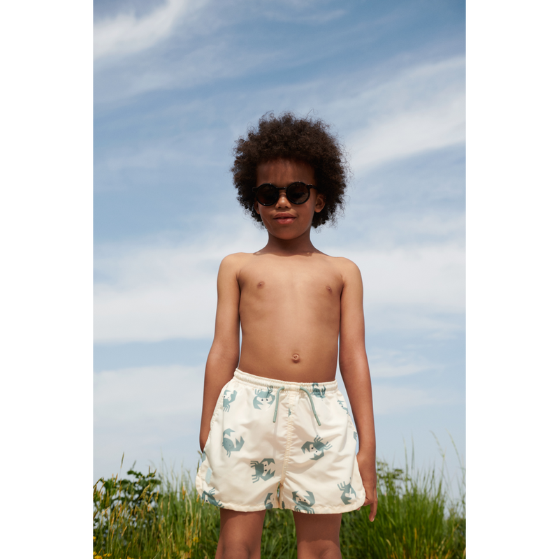 LIEWOOD Aiden Badebukser med print - Crab / Sandy - Badeshorts