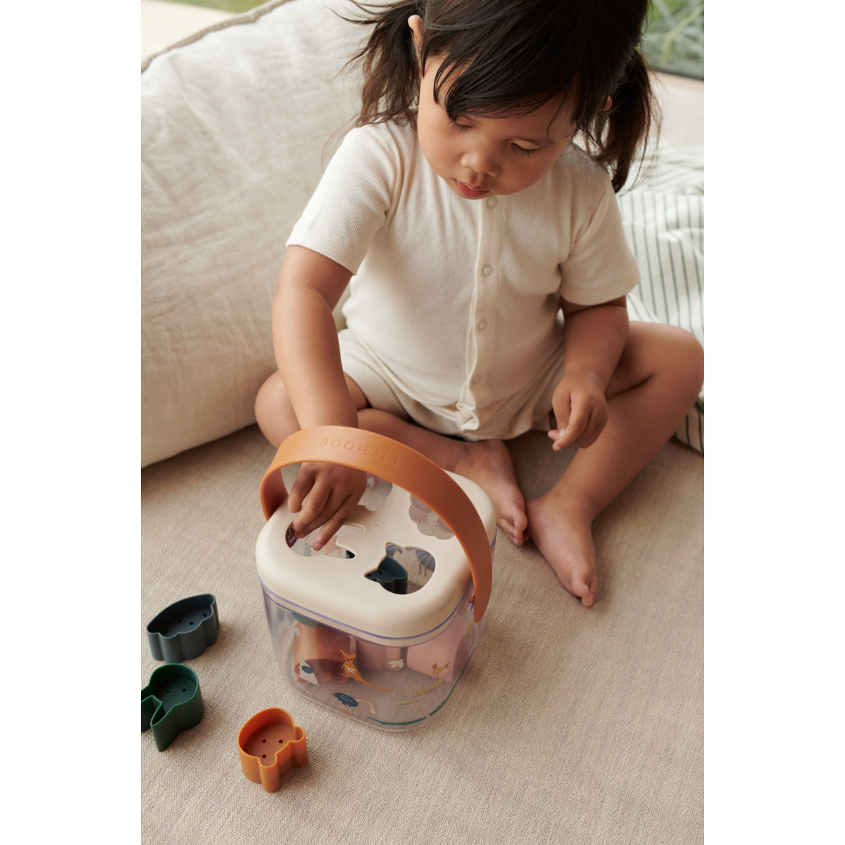 LIEWOOD Lucinda Puttekasse - All together / Sandy - Kreativt legetøj