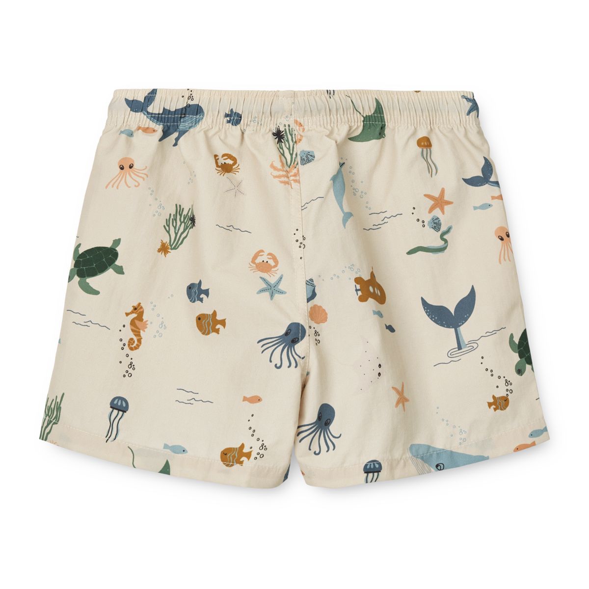 LIEWOOD Aiden Badebukser med print - Sea creature / Sandy - Badeshorts