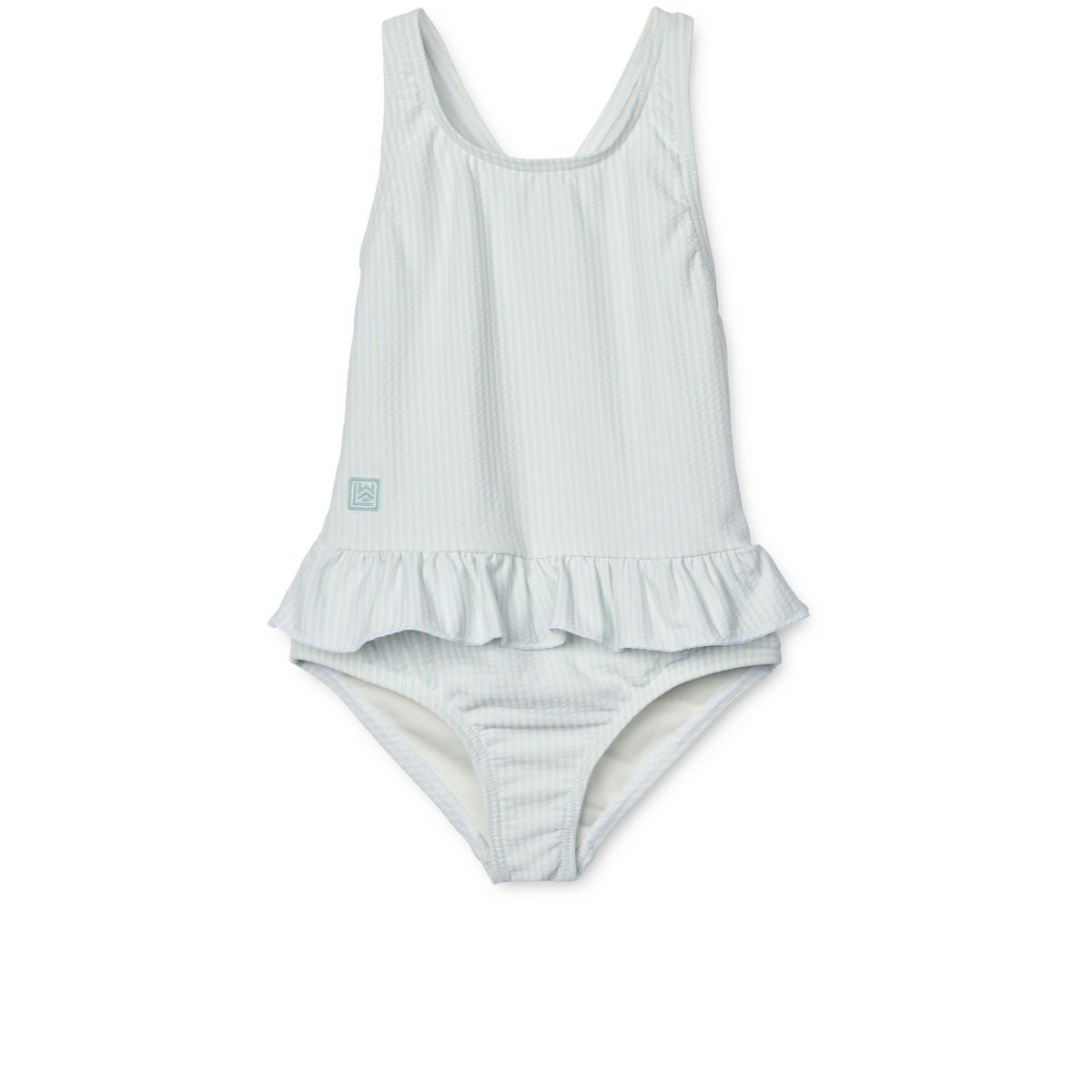 Liewood Amara Striped Swimsuit - Y/D stripe Pure sky / Creme de la creme - SWIMSUIT