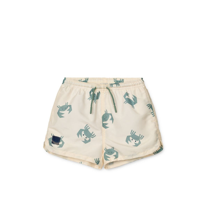 LIEWOOD Aiden Badebukser med print - Crab / Sandy - Badeshorts