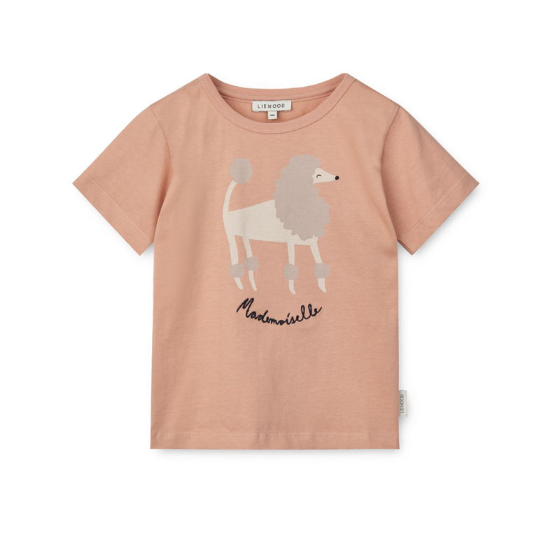 LIEWOOD Apia T-Shirt Med Print - Paris mademoiselle / Pale tuscany - T-shirt