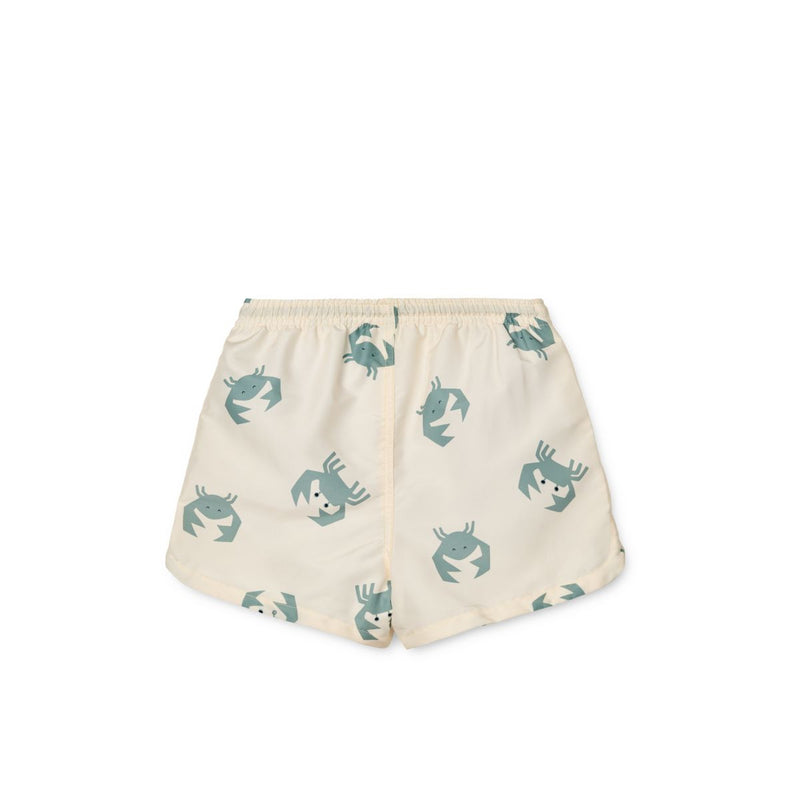 LIEWOOD Aiden Badebukser med print - Crab / Sandy - Badeshorts