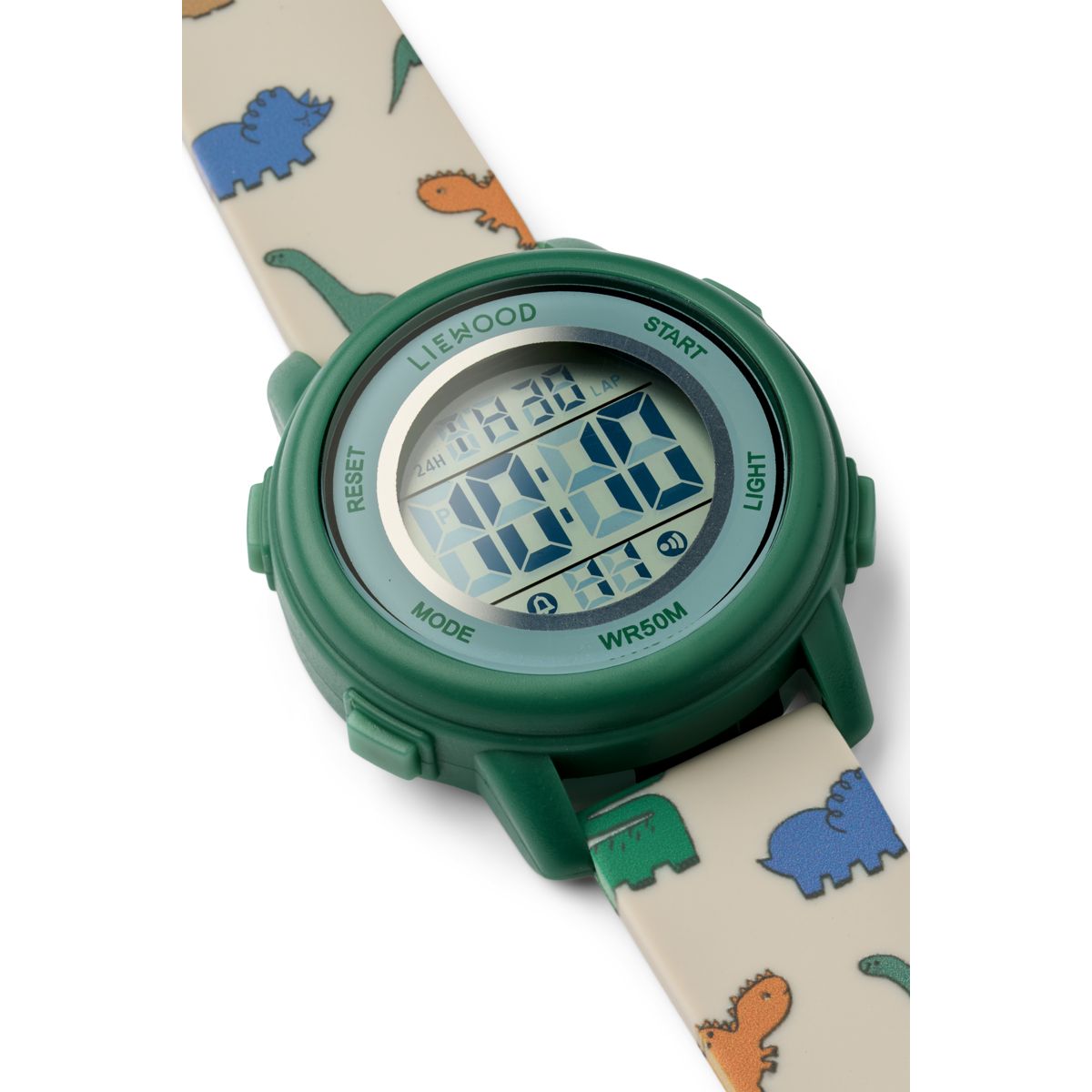 LIEWOOD Sussi Armbåndsur - Dinosaurs / Mist - WATCH