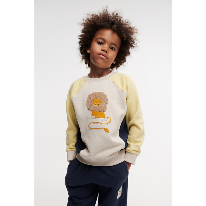 LIEWOOD Aude Sweatshirt med print - Circus lion / Sandy - Sweatshirts