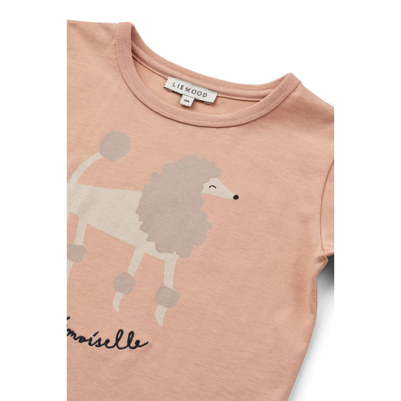 LIEWOOD Apia T-Shirt Med Print - Paris mademoiselle / Pale tuscany - T-shirt