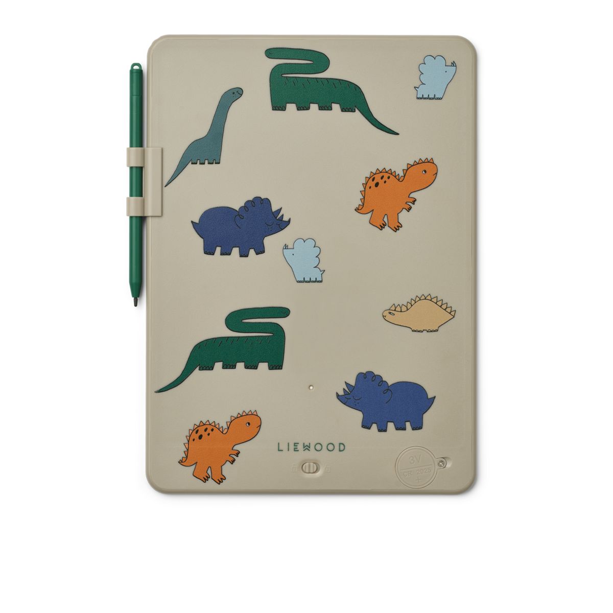 LIEWOOD Zora LCD-Tegnetavle 10 tommer - Dinosaurs / Mist - Kreativt legetøj
