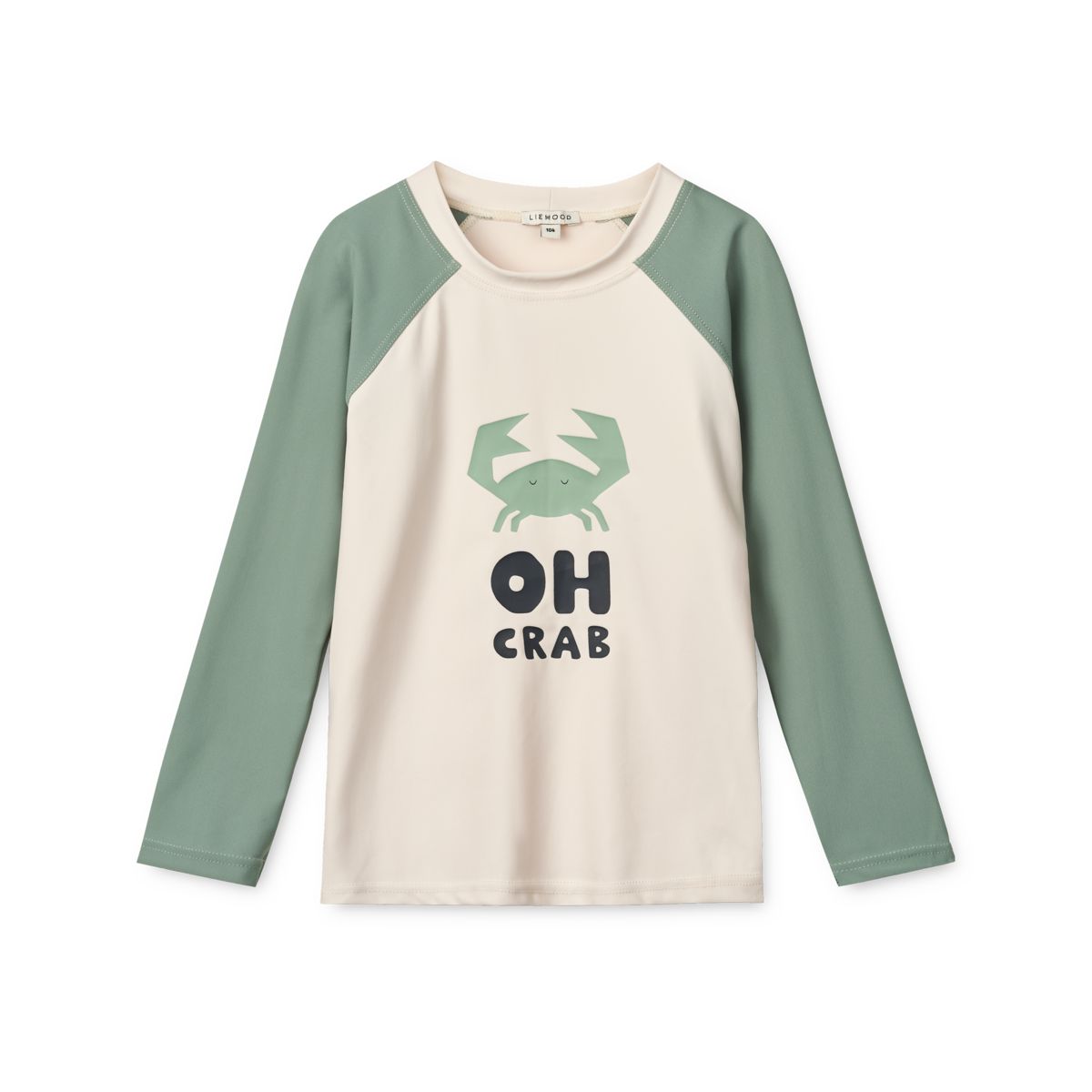 LIEWOOD Noah Langærmet Bade-T-Shirt - Sandy / Peppermint - Svømmetrøje