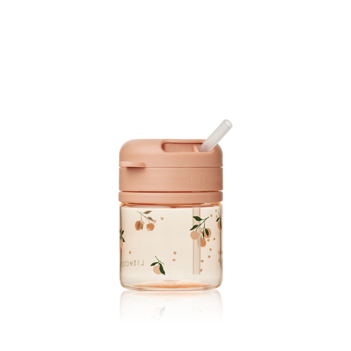 LIEWOOD Pavia Tritan sugerørskop 280 ml - Peach / Sea shell - Kop