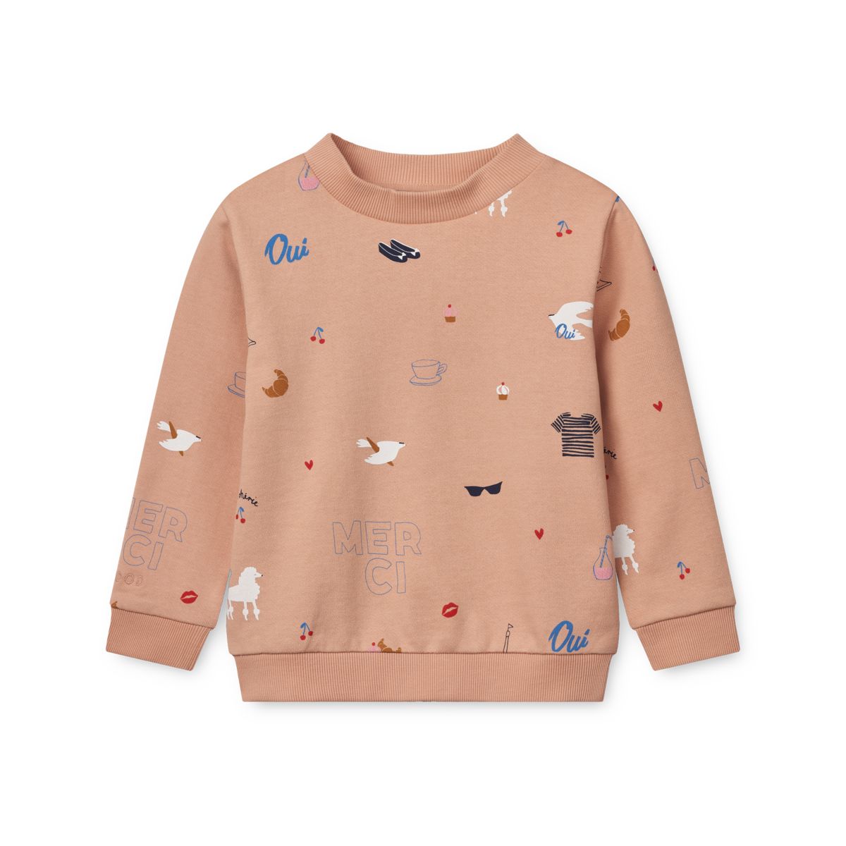 LIEWOOD Thora Sweatshirt med print - Paris / Pale tuscany - Sweatshirts