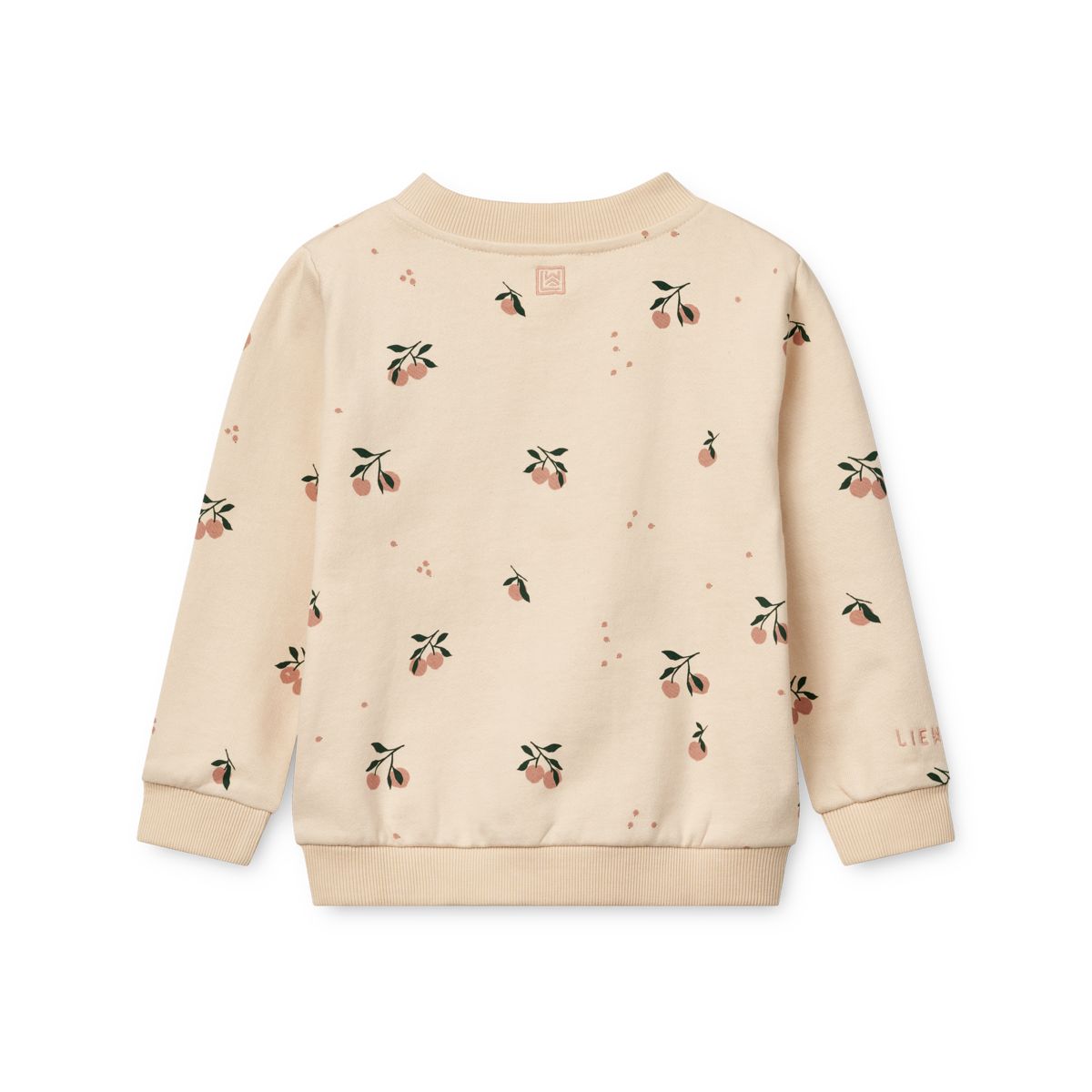 LIEWOOD Thora Sweatshirt med print - Peach / Sea shell - Sweatshirts