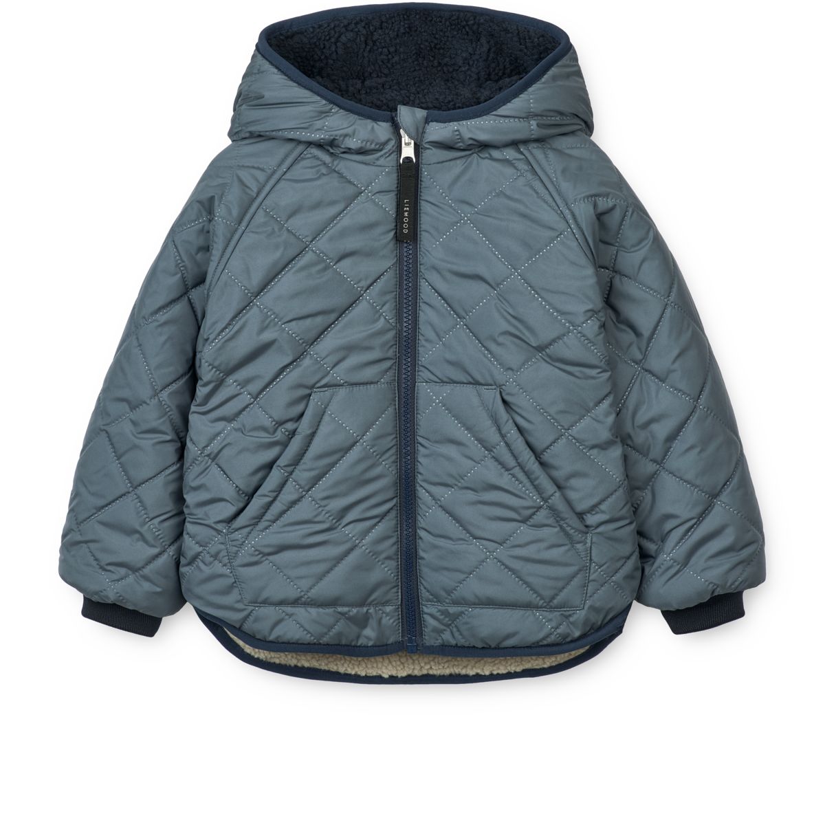 LIEWOOD Jackson Vendbar Termojakke - Whale blue multi mix - Jakker