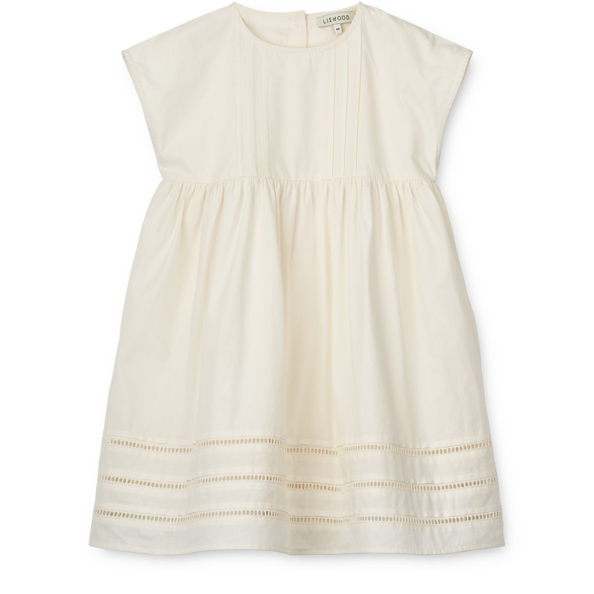 LIEWOOD Gudrun Plisseret Kjole - Creme de la creme - Kjole