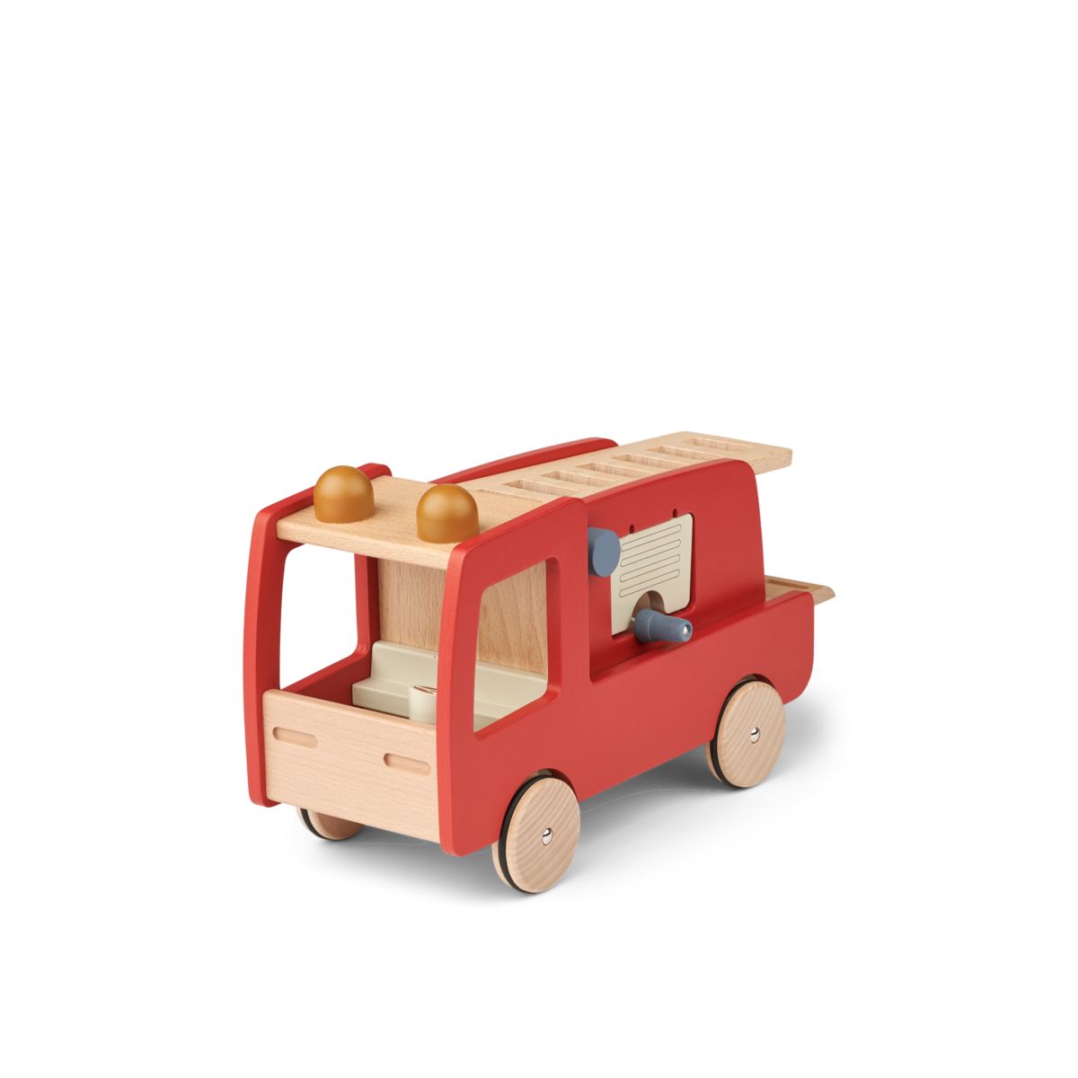 LIEWOOD Eigil Brandbil - Classic navy multi mix - Trækkelegetøj