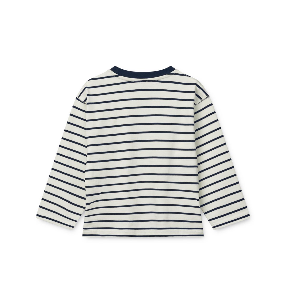 LIEWOOD TYLER Stribet Langærmet T-shirt - Stripe Classic navy / Creme de la creme - T-shirt