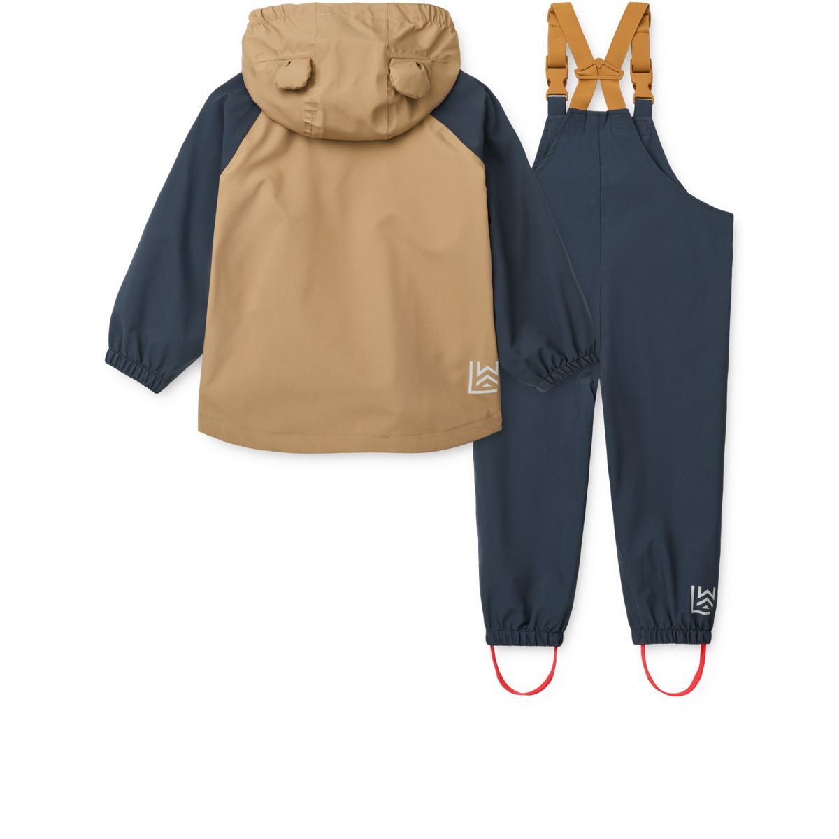 LIEWOOD Manu Regntøjssæt - Midnight navy mix - Sæt