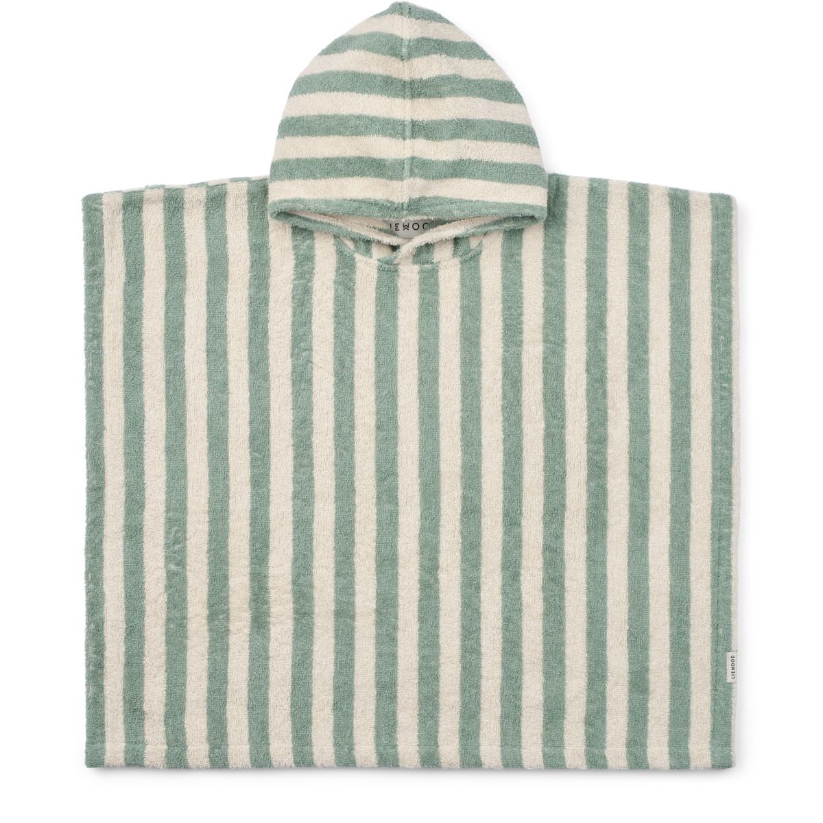 Koi Terry Poncho - Peppermint / creme de la creme