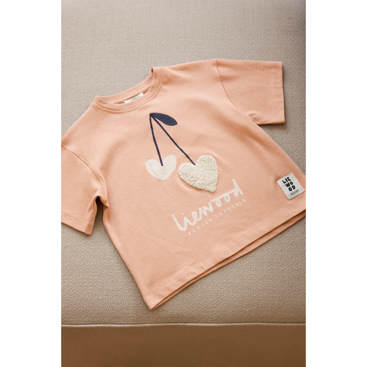 LIEWOOD TYLER Kortærmet T-shirt - Sweethearts / Pale tuscany - T-shirt