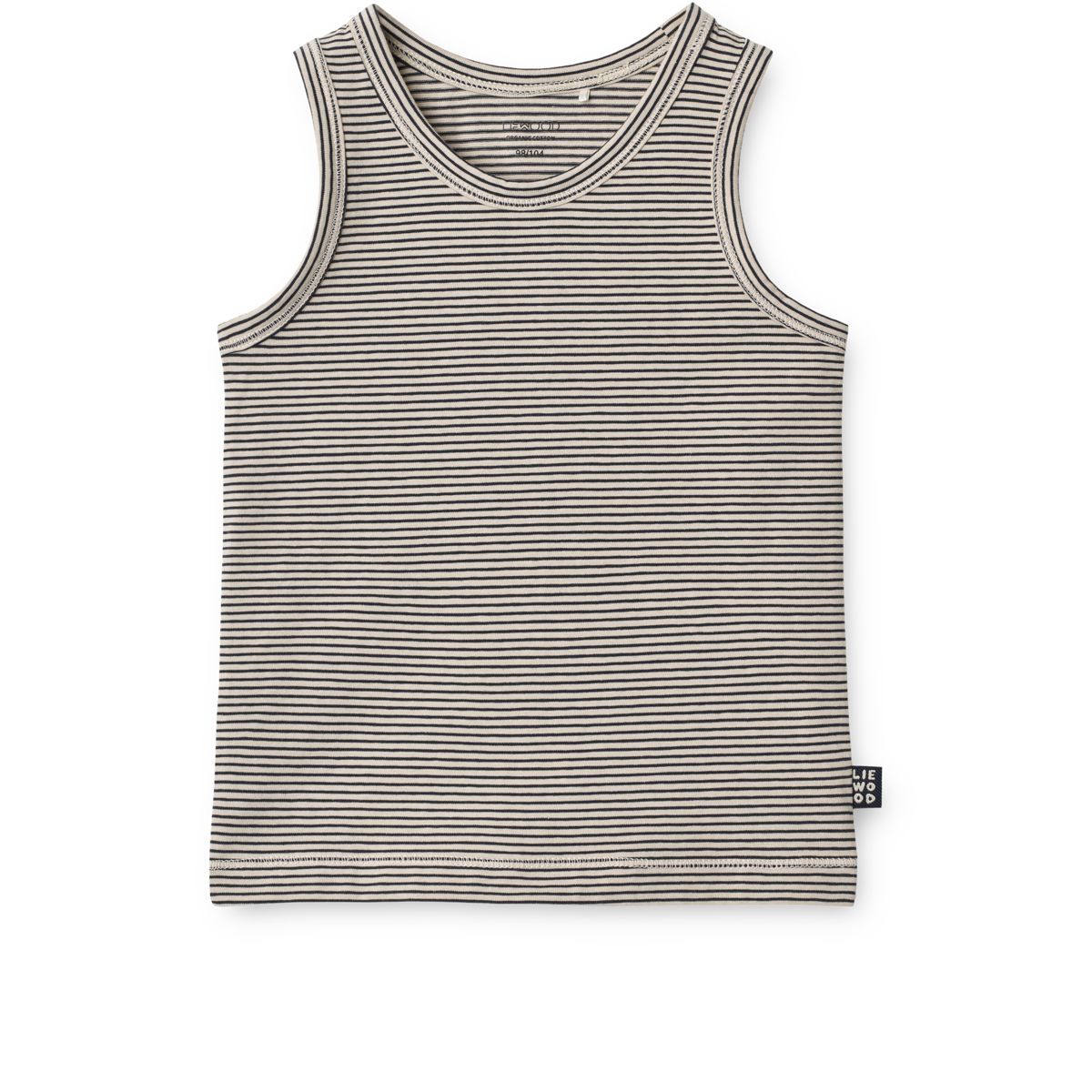 LIEWOOD FARIS tank top 2-pak. - Stripe /Crisp white mix - Tank top