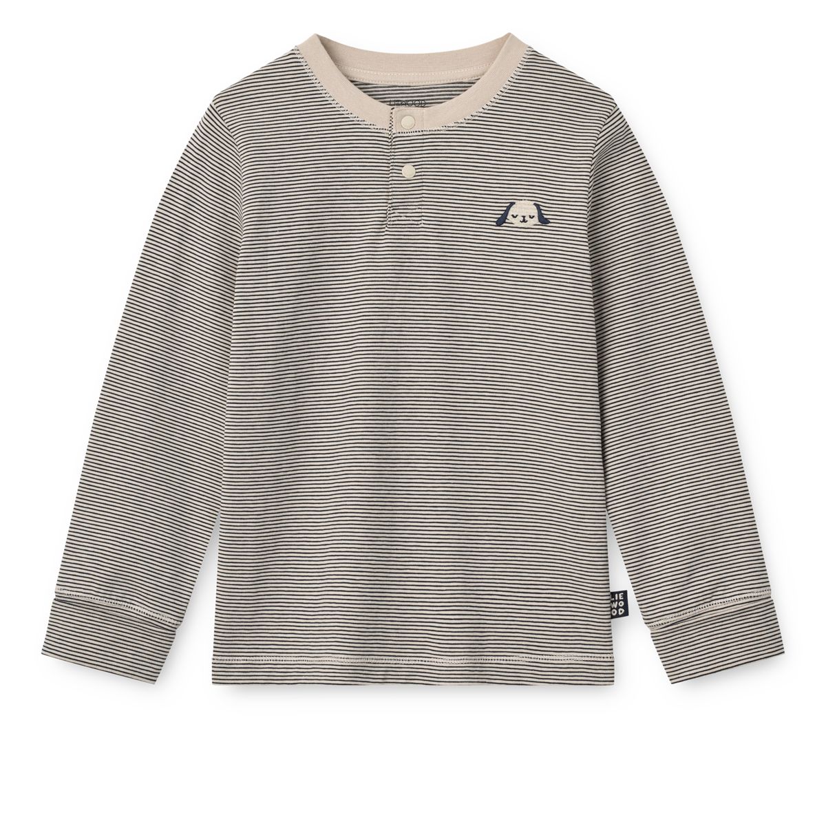 Liewood Wilhelm Grow Striped Pyjamas Set - Y/D Sandy / Classic navy stripe - PYJAMAS SET