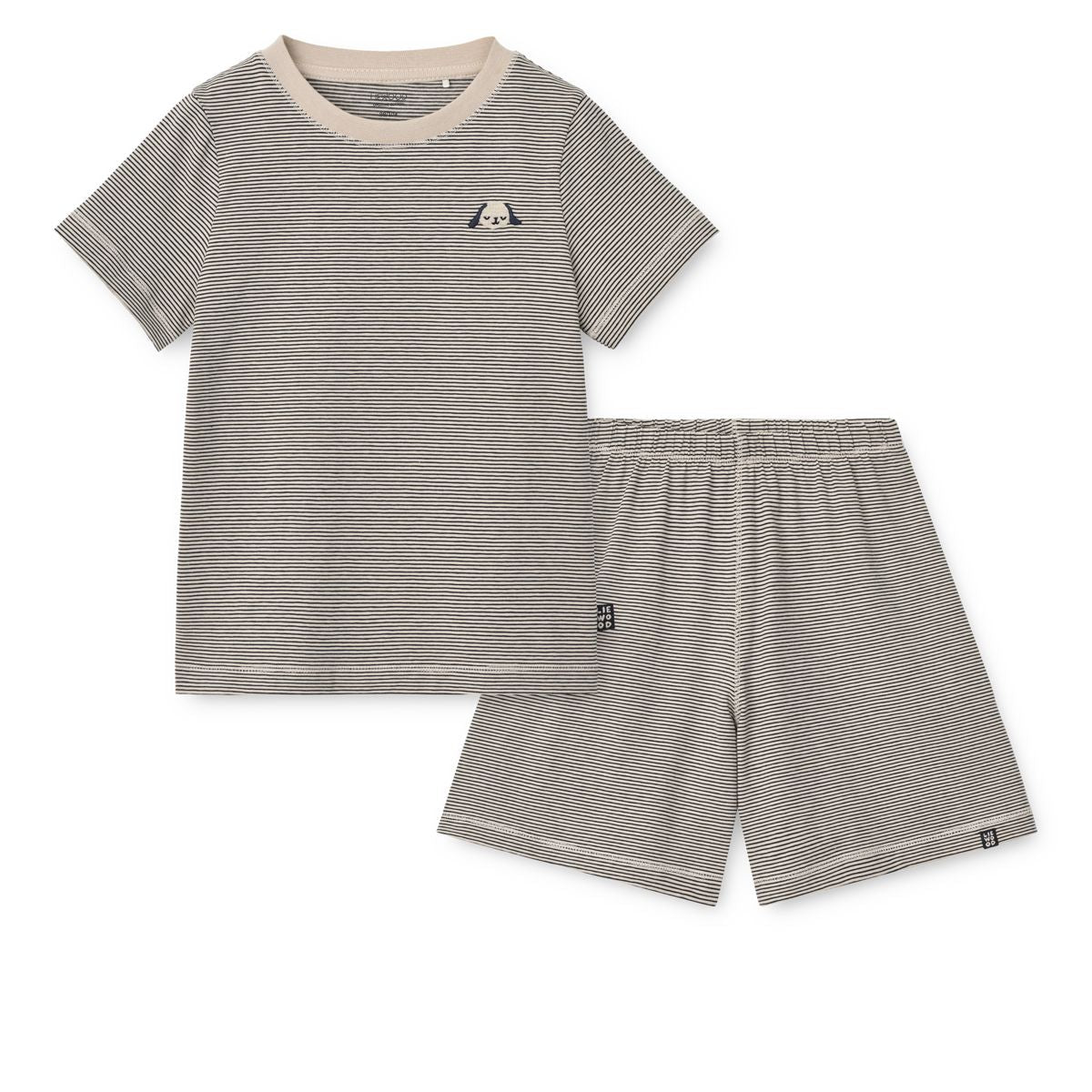 LIEWOOD ILFORD stribet sæt - Y/D Sandy / Classic navy stripe - Sæt