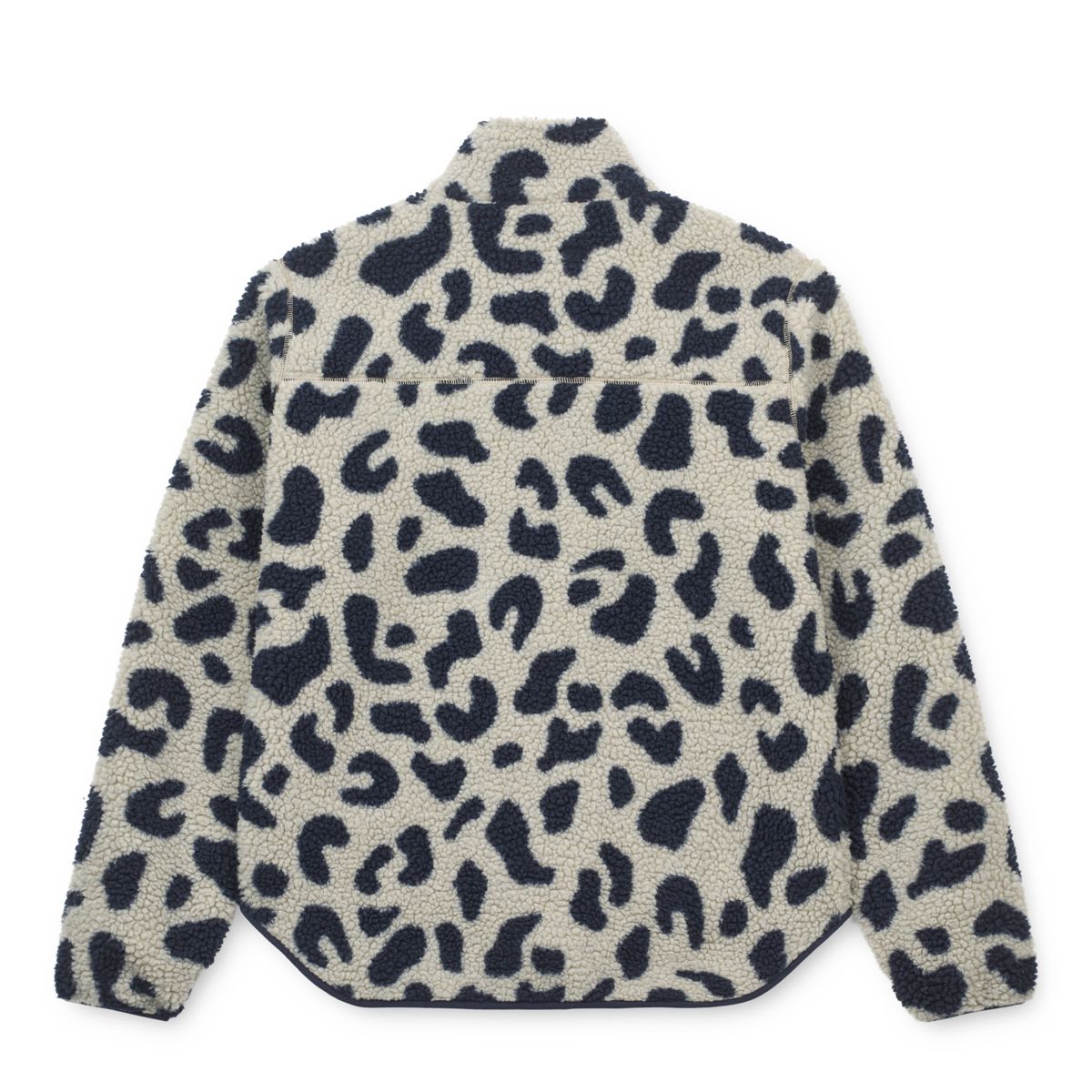 Liewood NIVA Adult Pile Jacket - Mega Leo mist / Classic Navy - JACKET