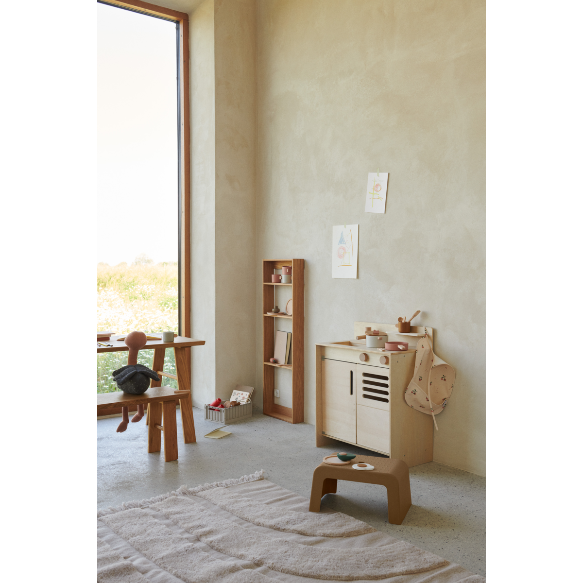 Liewood Lai Bib - Peach / Sea shell mix - BIB