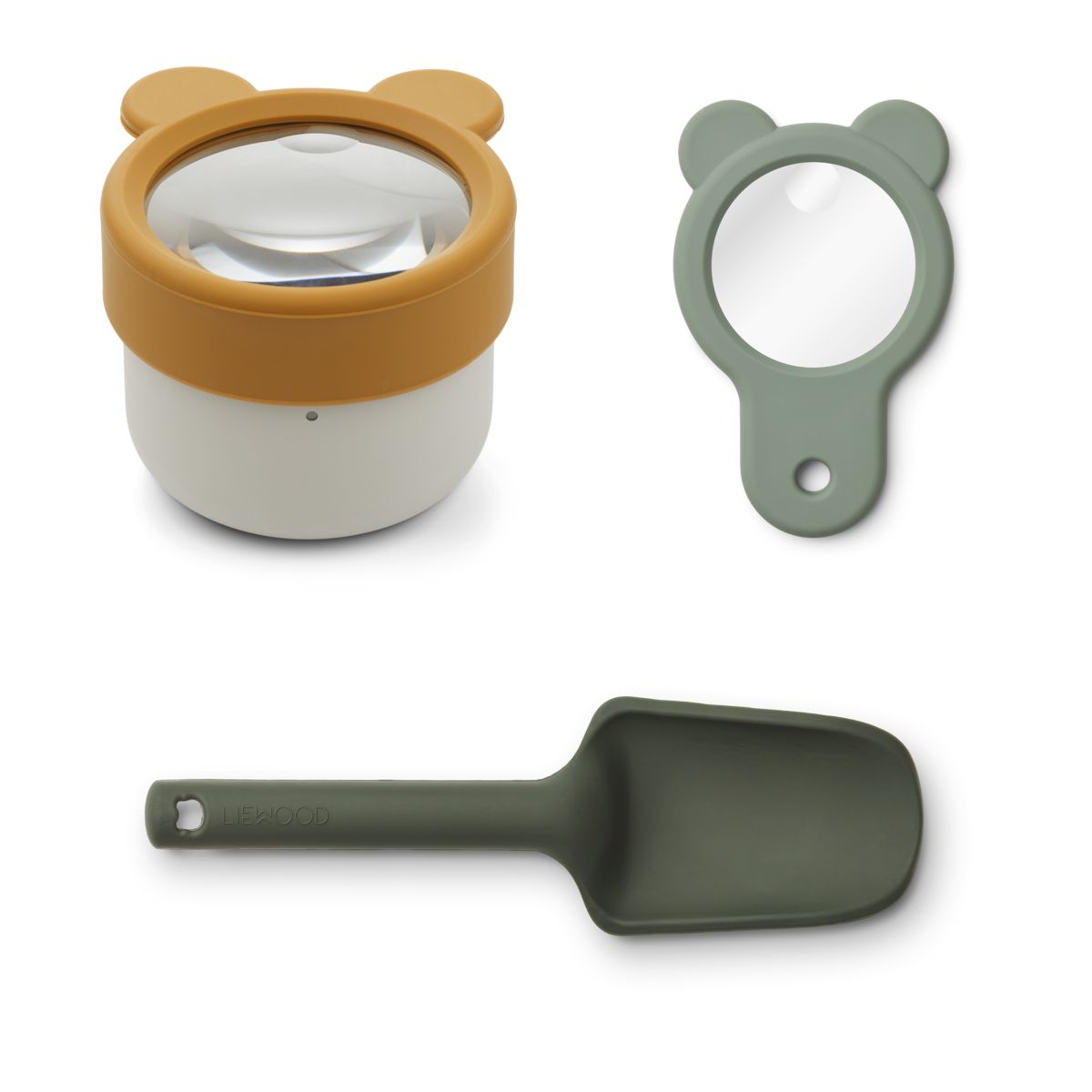 LIEWOOD Bessie Exploration sæt - Hunter green multi mix - Haveredskaber