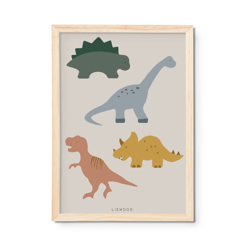 LIEWOOD Beverly plakat - Dino / Sandy - Plakat