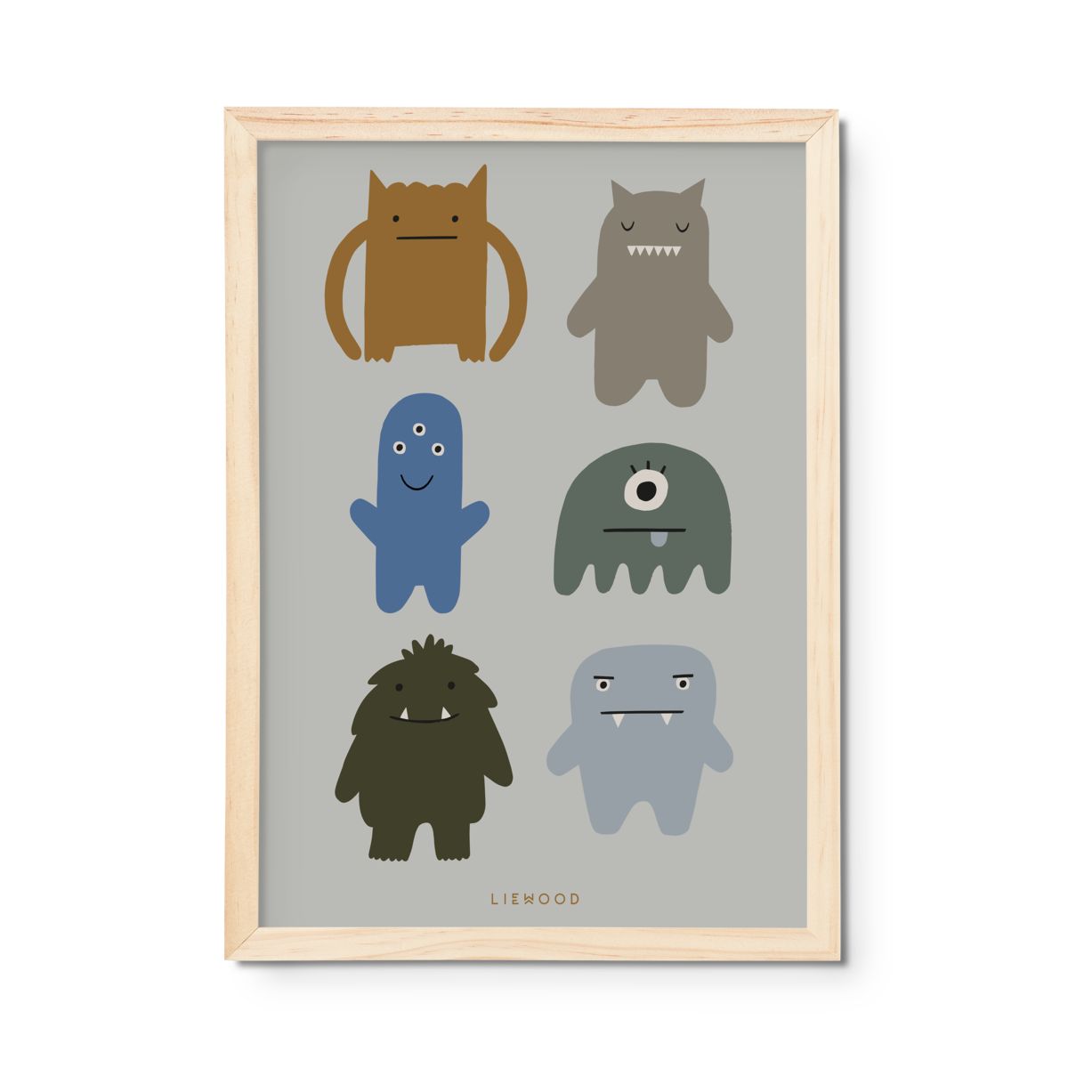 LIEWOOD Beverly plakat - Monster / Mist - Plakat