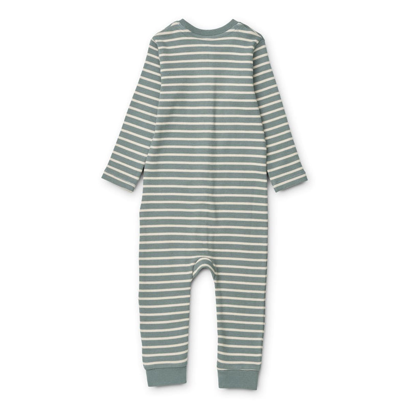 LIEWOOD Birk pyjamas jumpsuit - Y/D stripe: Blue fog / sandy - Pyjamas Jumpsuits