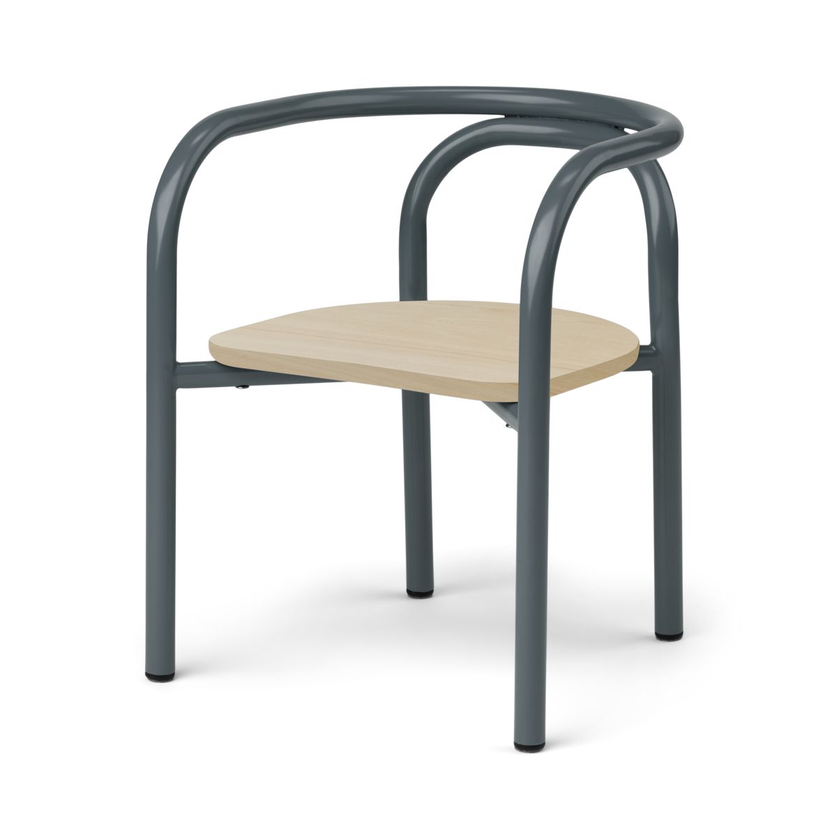 LIEWOOD Baxter stol - Natural / whale blue mix - Stol