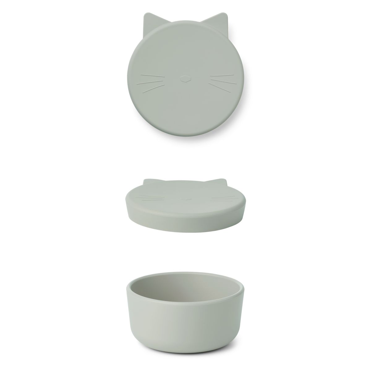 LIEWOOD Cornelius snackboks medium - cat dove blue - Snackboks