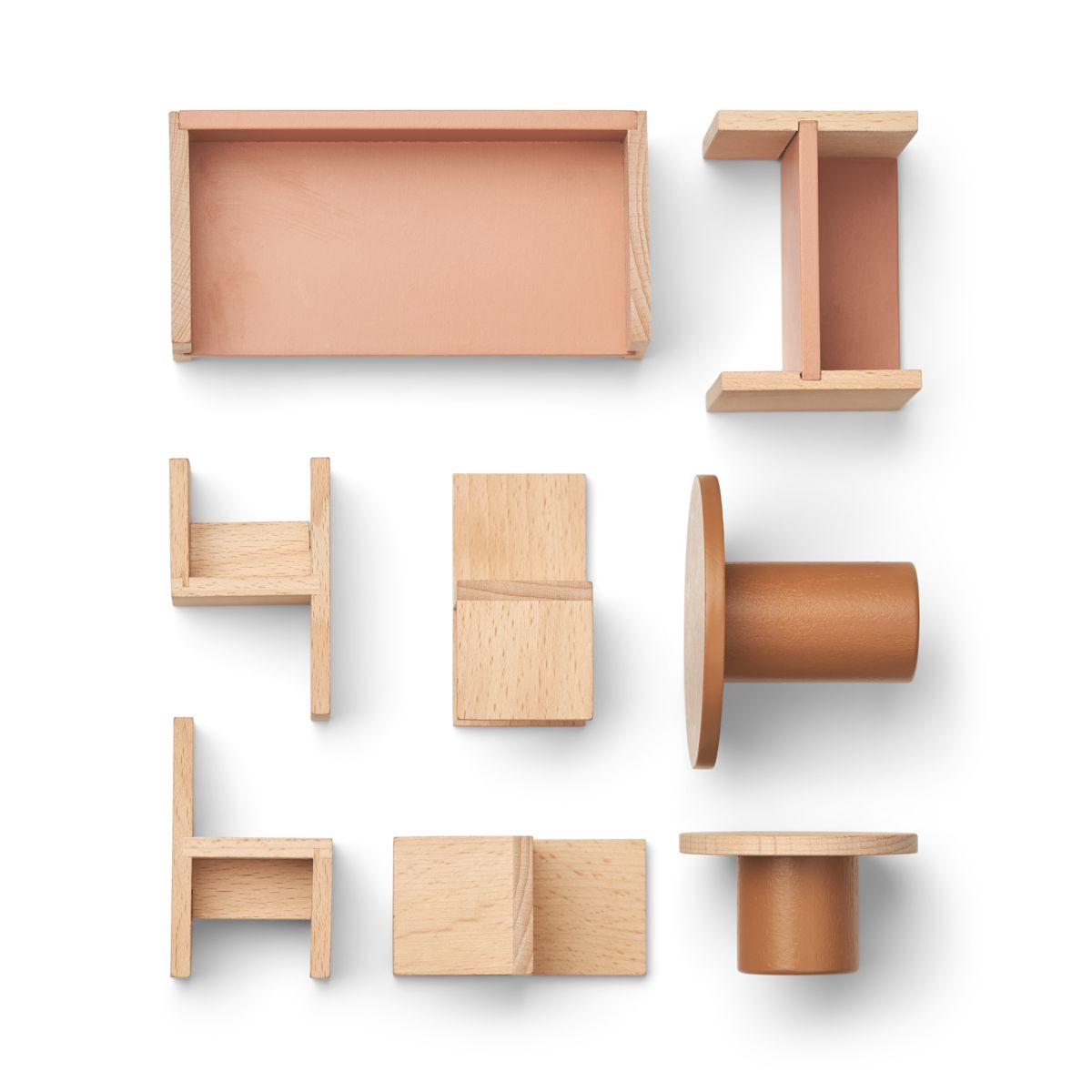 LIEWOOD Gillian møbler til dukkehus - Rose mix - Dukkehus & accessories