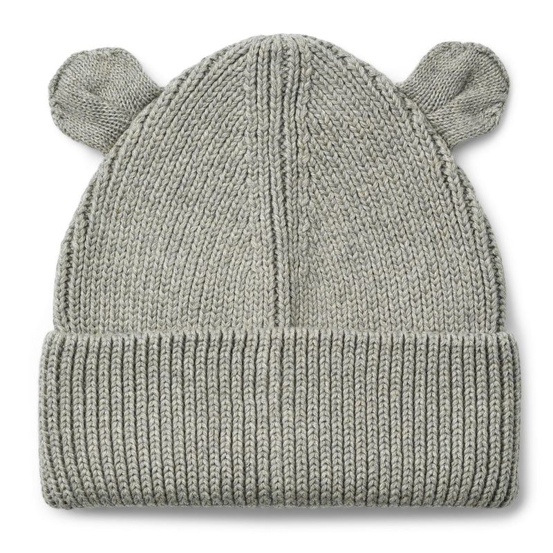 LIEWOOD Gina Beanie Med Ører - Grey melange - Hatte & Kasketter