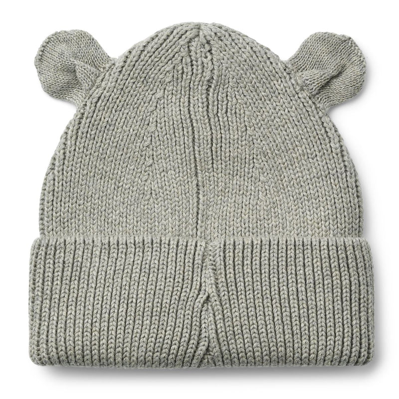 LIEWOOD Gina Beanie Med Ører - Grey melange - Hatte & Kasketter